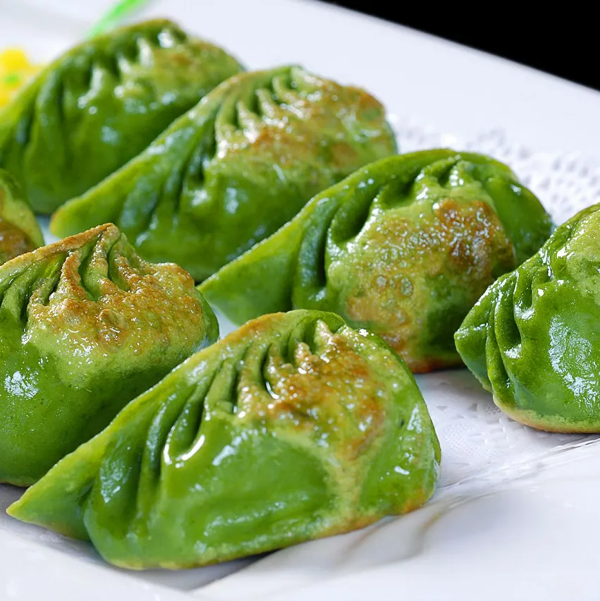 碧绿白菜蒸饺