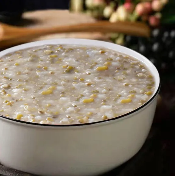 油菜面筋粥的做法步骤
