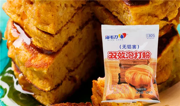 桃仁干酪面包的做法和配方,海韦力双效泡打粉