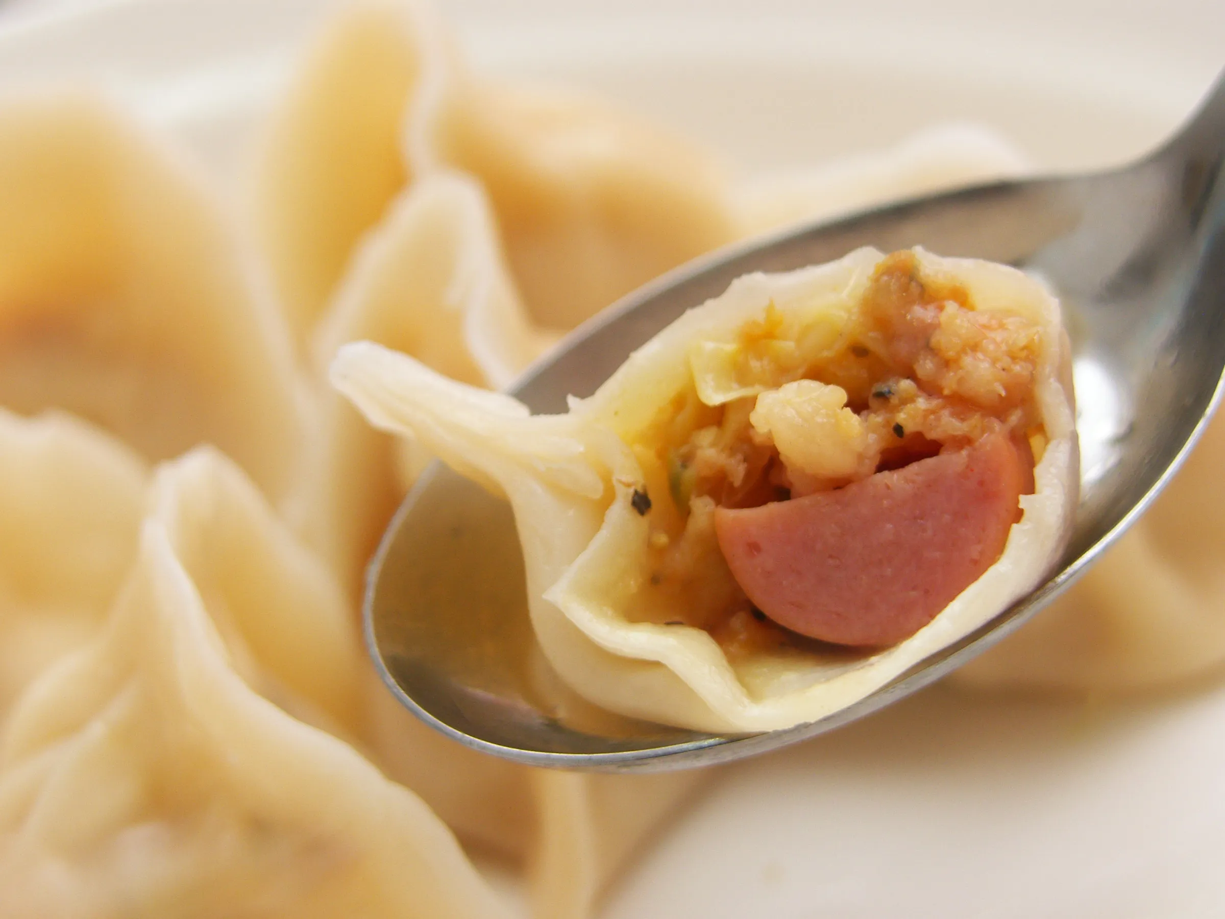素菜辣味饺的做法