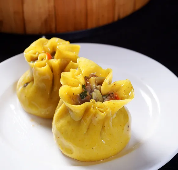 虾仁野菜烧麦的做法步骤