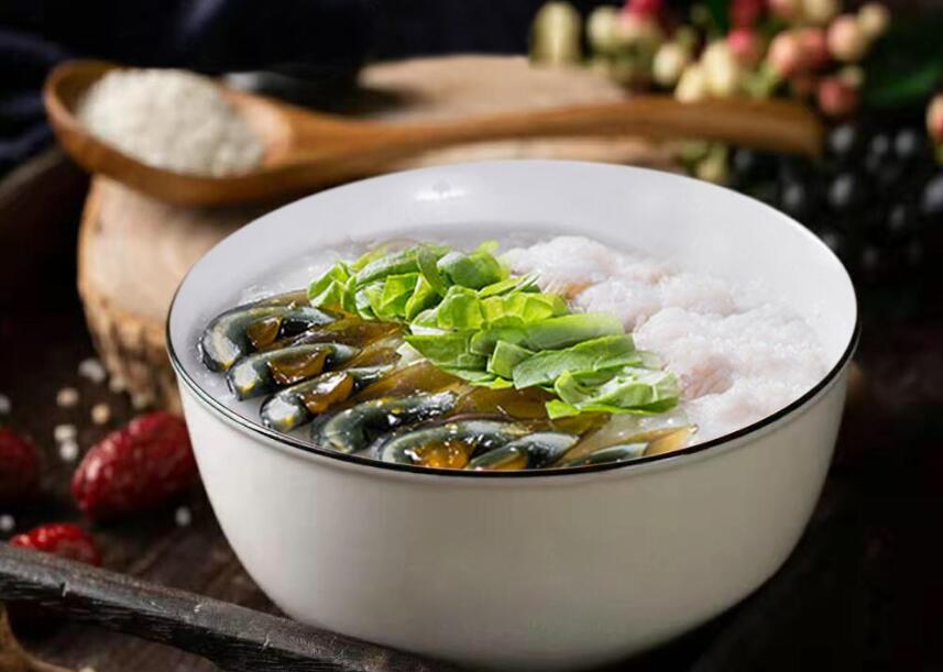 韭菜虾仁粥的做法步骤