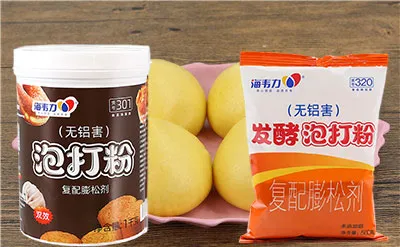 煎芝麻圆饼的做法步骤,海韦力发酵泡打粉