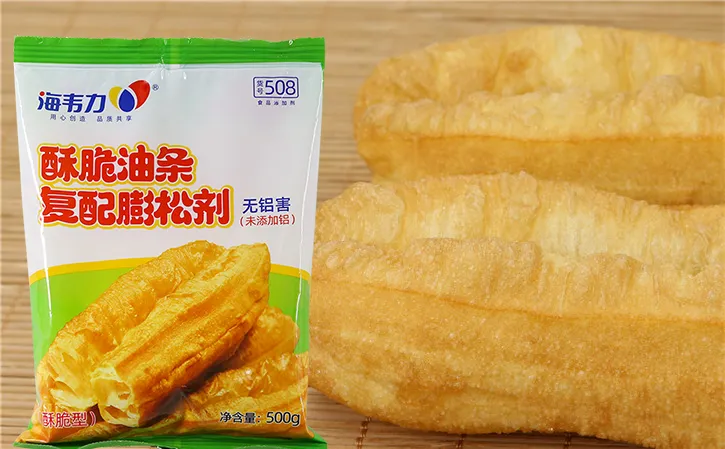 酥脆油条膨松剂的简介,茴香小油条作法