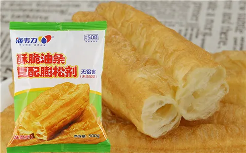 海韦力酥脆无矾油条膨松剂的简介,自制油条的做法牛奶
