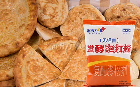 海韦力发酵泡打粉,葱花肉饼