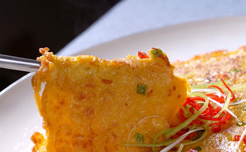 圆白菜葱煎饼的做法步骤
