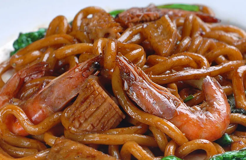 鸡丝木耳炒面