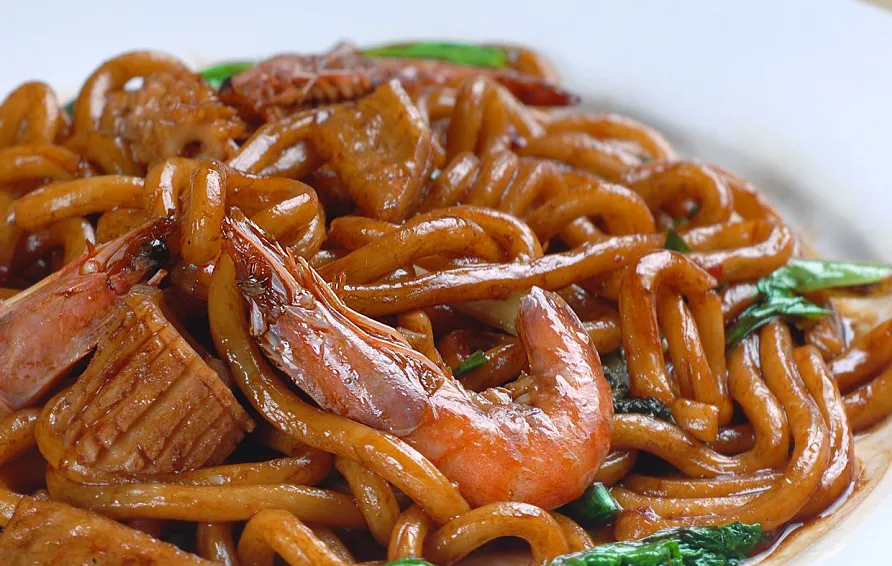 鸡丝木耳炒面