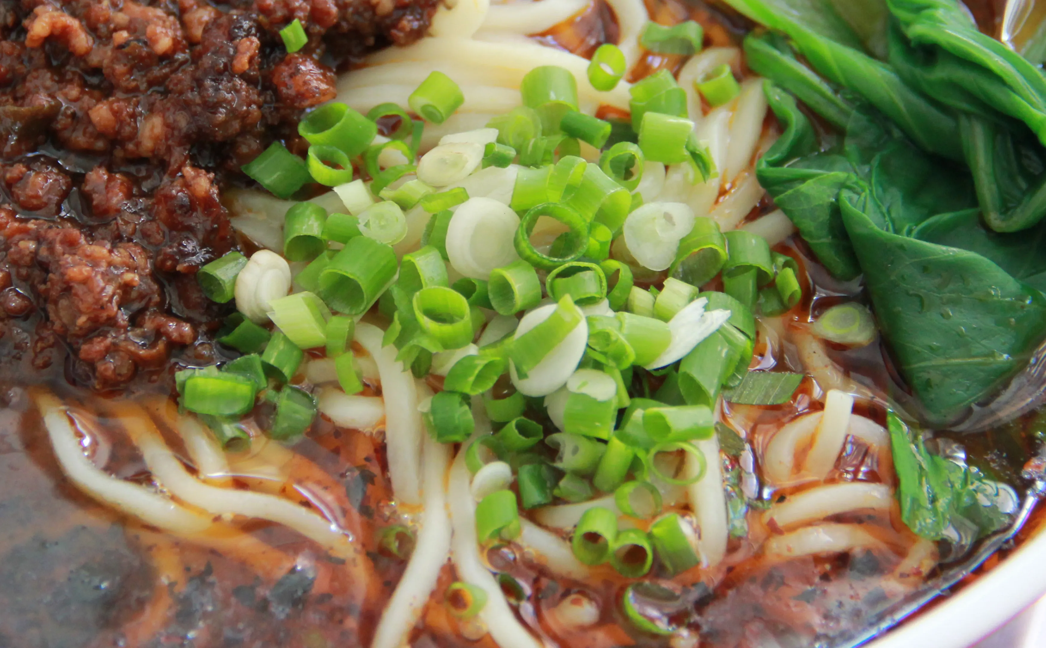 雪里蕻肉丝汤面