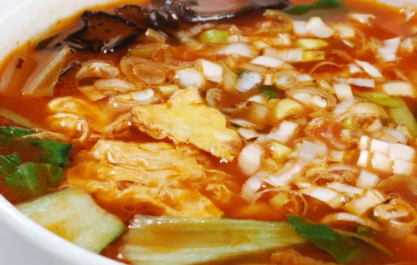 辣子鸡块面