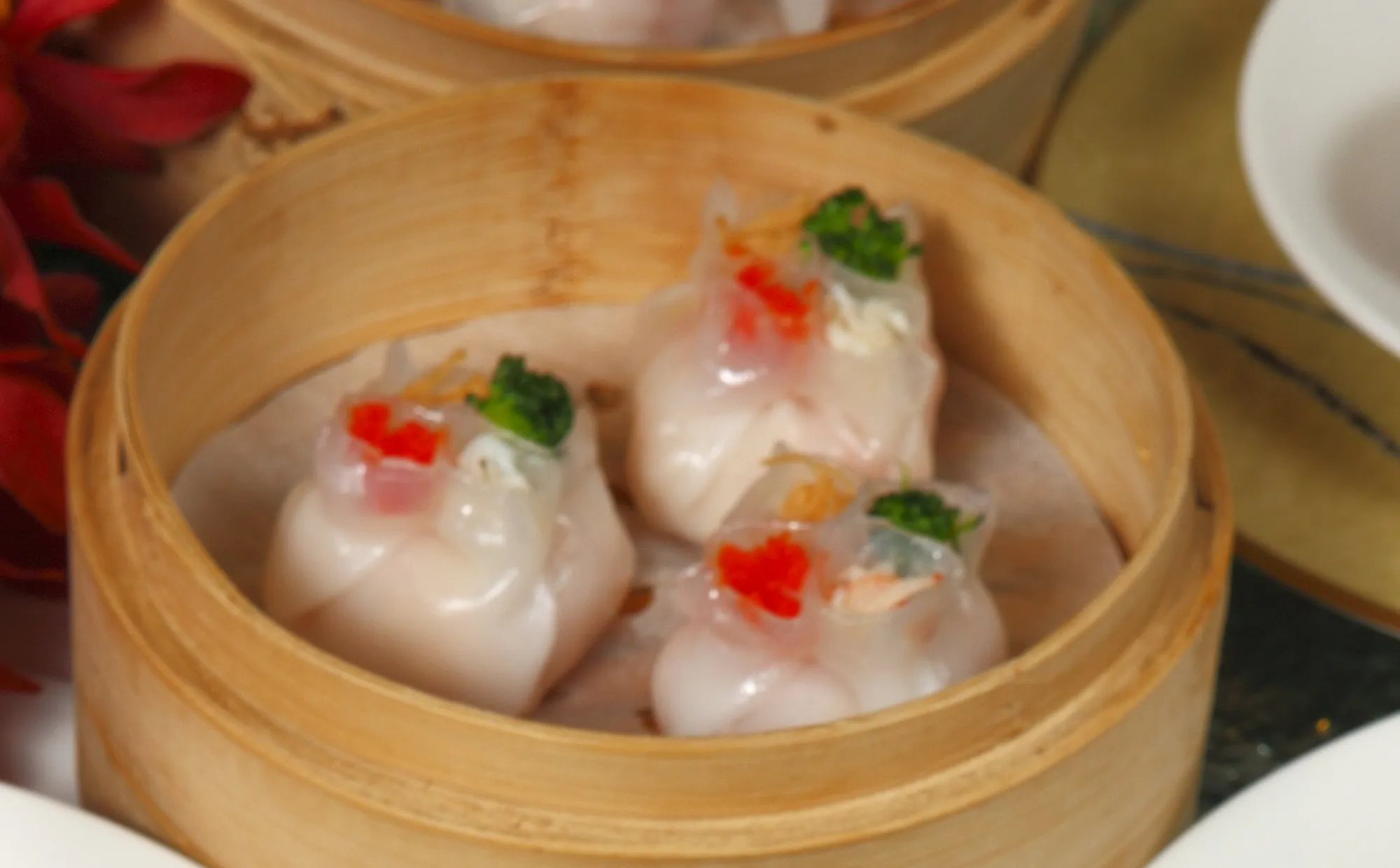 桂花南瓜馅包子