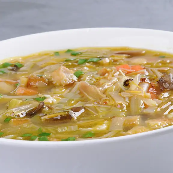 葱丝煮挂面