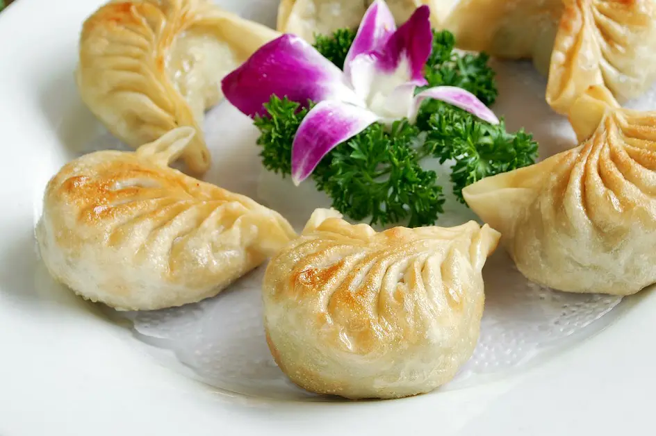 鲜肉韭菜煎饺